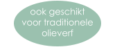 ook geschikt voor traditionele  olieverf