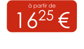 à partir de 1625 €