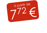 à partir de 772 €