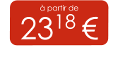 à partir de 2318 €