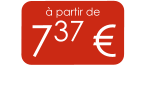 à partir de 737 €