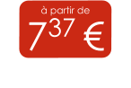 à partir de 737 €