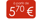 à partir de 570 €