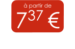 à partir de 737 €
