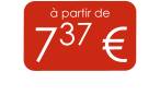 à partir de 737 €