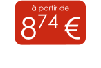 à partir de 874 €