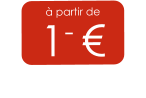 à partir de 1- €