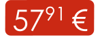 5791 €