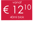 vanaf € 1210 40ml blok