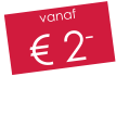 vanaf € 2-