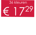 36 kleuren € 1729