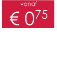 vanaf € 075