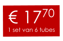 € 1770 1 set van 6 tubes