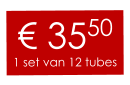 € 3550 1 set van 12 tubes