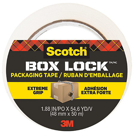 Scotch Box Lock - ruban adhésif d'emballage - rouleau 48mmx50m