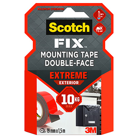 visie brand plein Scotch Extreme Mounting Tape - super sterke dubbelzijdige plakband -  19mmx1,5m - Schleiper - Complete online catalogus