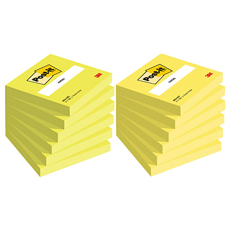 Post-It Notes Neon - 100 sheets pad - 76x76mm