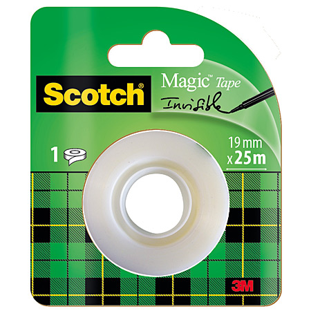 Scotch Magic Tape 810 - ruban adhésif transparent - 19mmx25m - sur carte