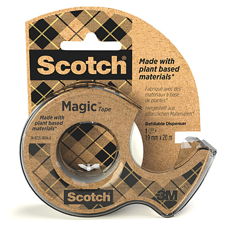 Scotch Magic Tape 900 - transparante plakband met afroller - 19mmx20m