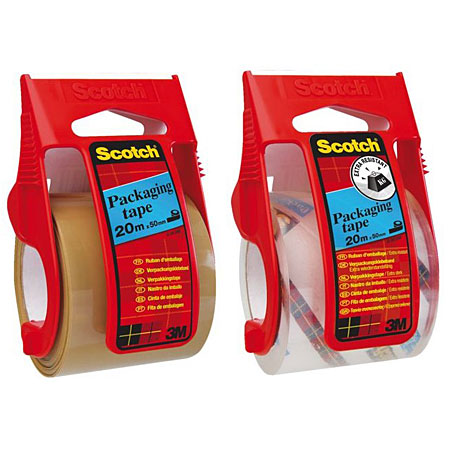 Scotch Packaging tape with dispenser - 50mmx20m