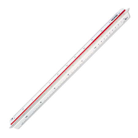 Arda Règle de réduction triangulaire - 30cm