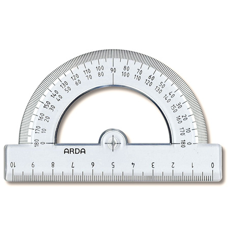 Arda UNI - rapporteur 180° - 10cm