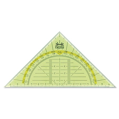 Arda Elastika - driehoek voor meetkunde - hypothenusa 16cm
