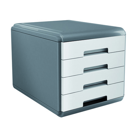 Arda Mydesk - bloc de classement en plastique - 25x33x4.5cm - 4 tiroirs