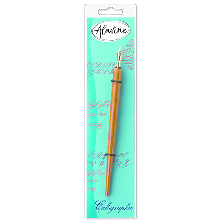 Aladine Wooden handle & 1 pen n.5 - blisterpack