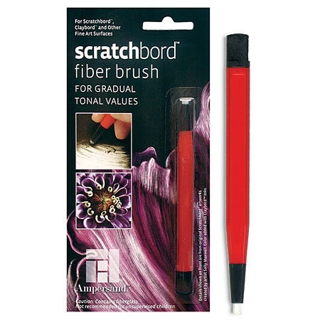 Ampersand Scratchbord - fiber brush