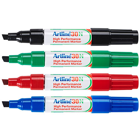 Artline 30N - permanente marker - schuine punt (2/5mm)