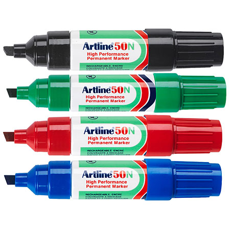Artline 50N - permanent marker - chisel tip (3/6mm)