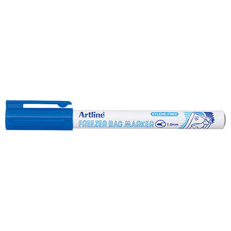 Artline 770 Freezer Bag Marker - permanent - bullet tip (1mm) - blue