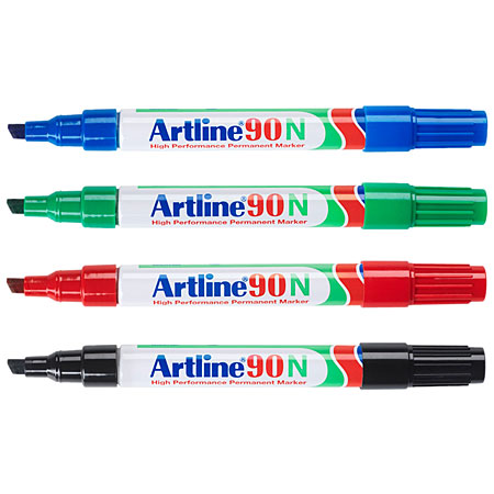 Artline 90N - permanent marker - chisel tip (2/5mm)