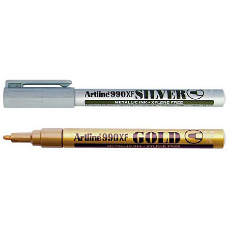 Artline 990 - marqueur peinture - pointe conique fine (1,2mm) - couleurs métallisées