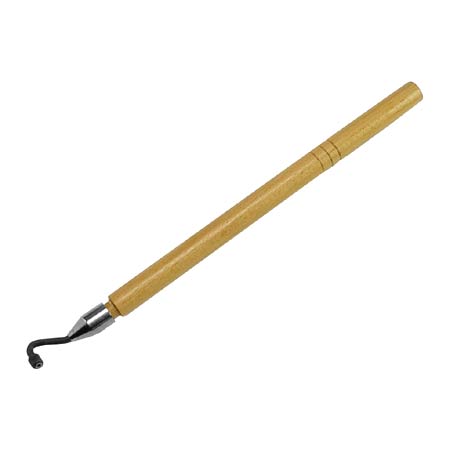 Artools Grain Profile Roulettes - bent - wooden handle