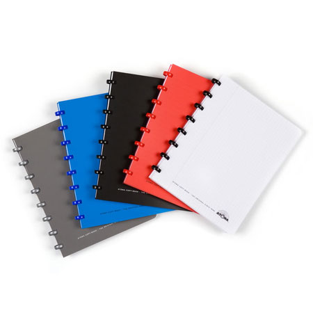 Atoma Cahier rechargeable - couverture PP - 144 pages - 14,8x21cm (A5)