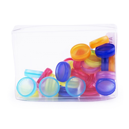 Atoma Box of clear polypropylene rings
