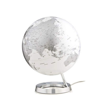 Atmosphere Globe Design Light & Color - 30cm - engels - metaal glanzend chroom