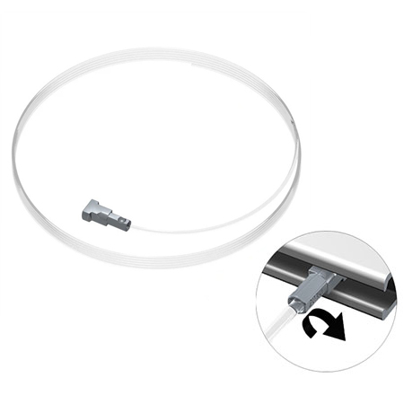 Artiteq Twister - fil de suspension avec curseur - 1mm - perlon