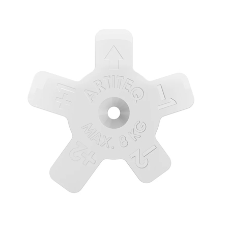 Artiteq Dibond Tuner - verstelbare ophangbeugel - 56x53mm - max. 8kg