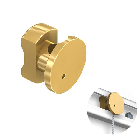 Artiteq Heavy Duty Track - curseur en laiton pour mur - pour fil 1.8-2.5mm
