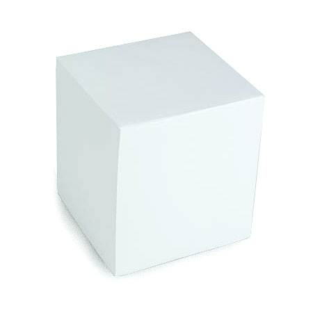 Aurora Office - pack of 500 loose sheets for memo cube - 9x9cm - white