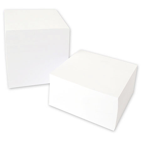 Aurora Office - bloc de 900 feuillets pour cube memo - 9x9cm - blanc