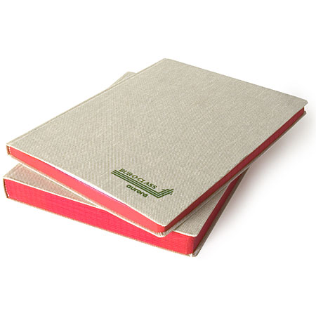 Aurora Bur-O-Class - stitched booklet - linen grey cover - 16,5x21cm