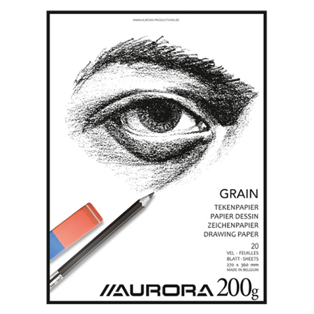Aurora Grain - tekenblok - 200gr/m²