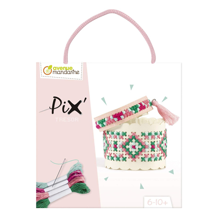 My Mandarine Pix tresor - kit de point de croix - bracelets