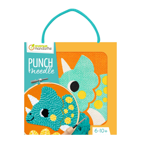 My Mandarine Broderie au poinçon - kit créaton en laine