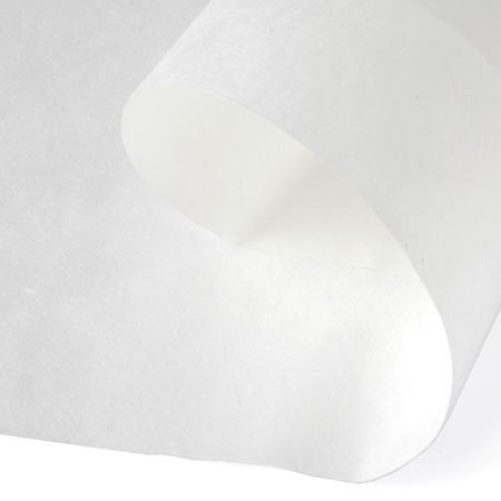 Awagami Atsukuchi - papier japonais - feuille 39g/m² - 97x64cm - 2 bords frangés - blanc