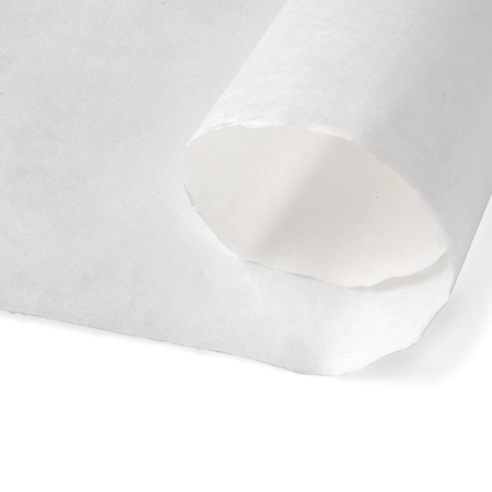 Awagami Shunsetsu - papier japonais - feuille 30g/m² - 97x64cm - 4 bords frangés - blanc